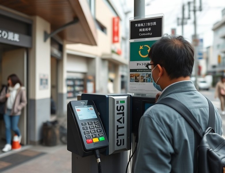 点検後 — カードリーダーを保護し、端末は稼働へ戻っています。